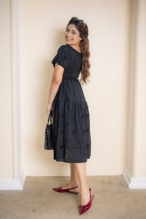 Amelia Cutlon Dress - Black - Image 3