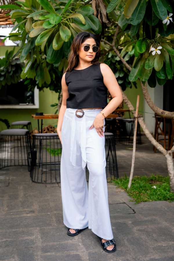 Cloud Linen Pant-White - Image 3