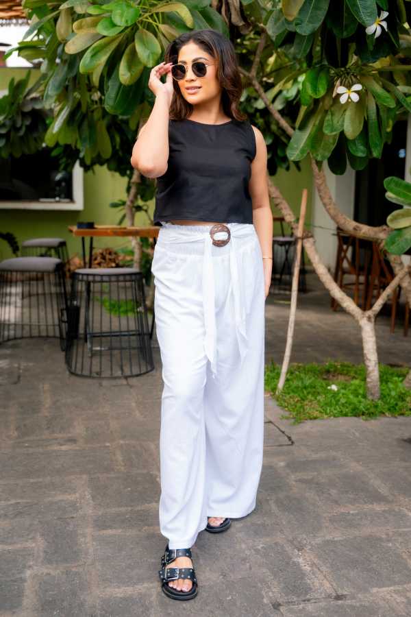 Cloud Linen Pant-White - Image 4