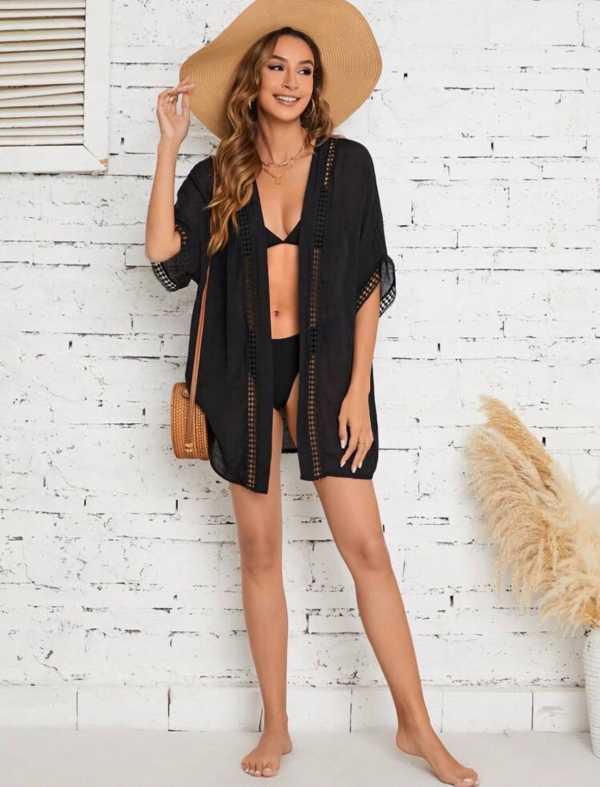Cotton Muse Cardigan - Black - Image 3